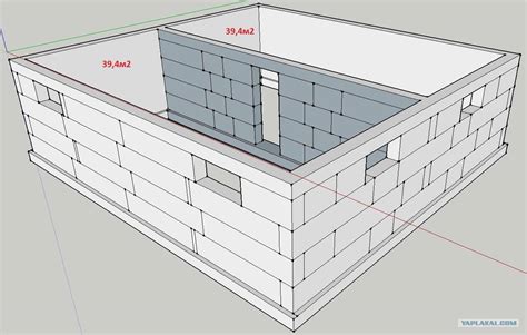 пеноблок расчет гаража